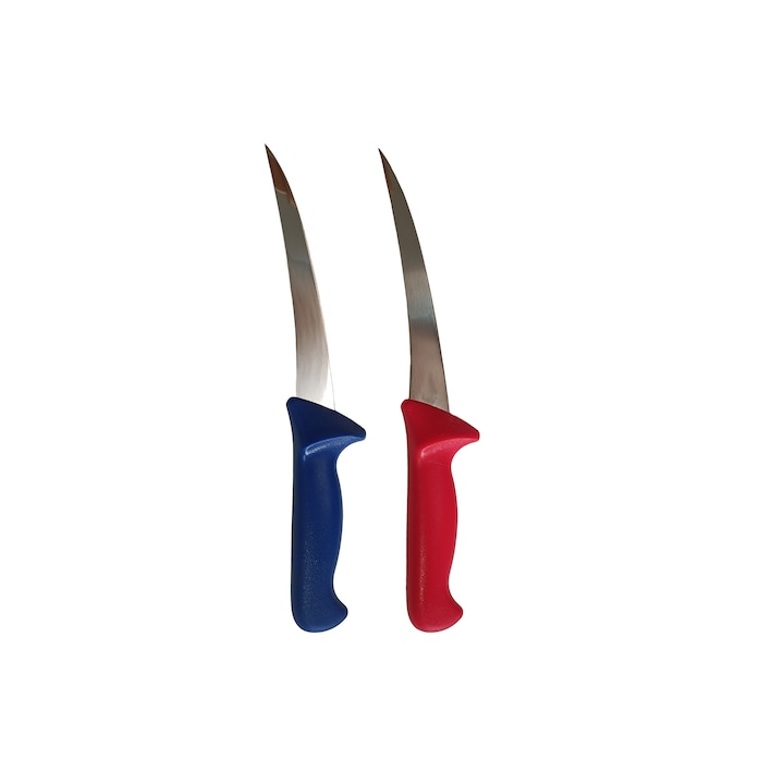 Комплект от 2 професионални обезкостени и обезмаслени месарски ножа coshop®, неръждаема стомана, 16 см