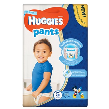 Scutece-chilotel Huggies Mega pack 5, Boy, 12-17 kg, 44 buc Scutece-chilotel Huggies Mega pack 5, Boy, 12-17 kg, 44 buc