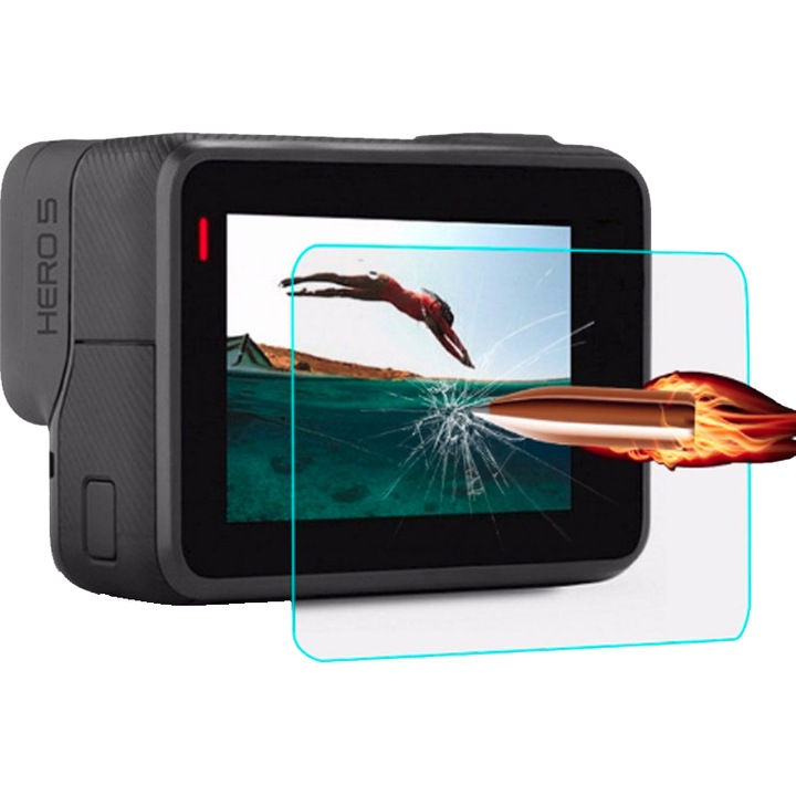 Защитно фолио Widjit за GoPro Hero 5/6, Защитно стъкло - Само за Hero 5/6/7