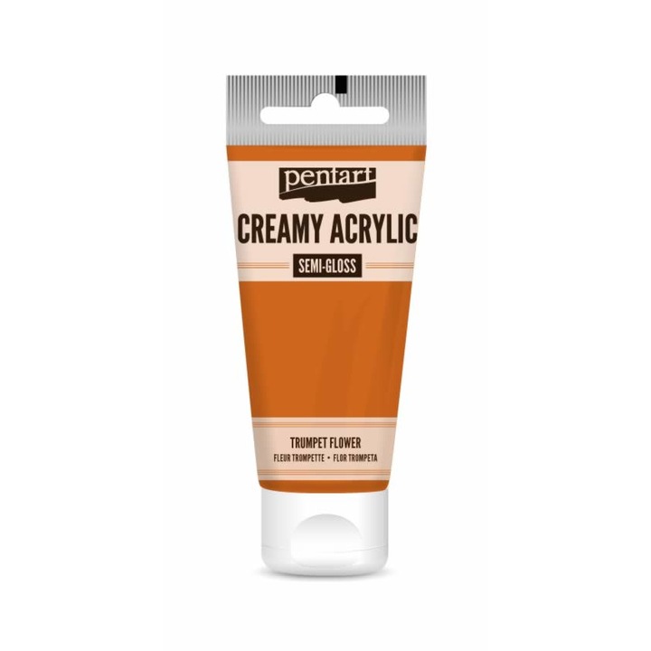 Pentart Krémes akrilfesték selyemfényű 60 ml trombitavirág
