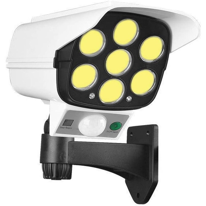 Lampa Solara tip Camera 77LED COB Senzor de lumina si Telecomanda