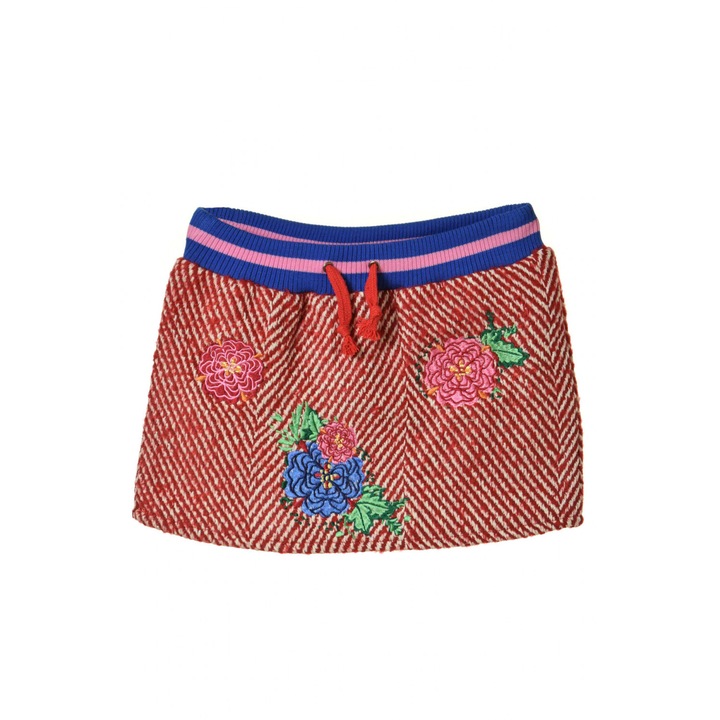 Момичешка пола с червена шарка Rosalita - 104см