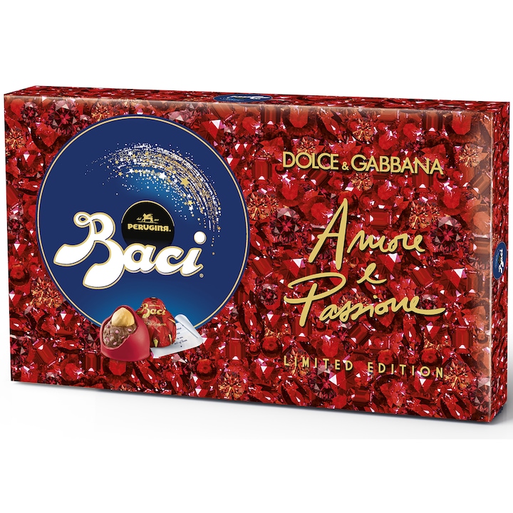 Bomboane de ciocolata Red Baci, 12 buc, 150g