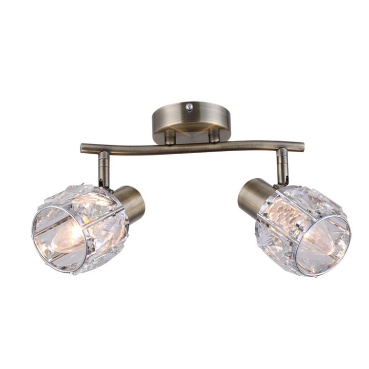 ABA mennyezeti lámpa, Agora Lighting, Acél, E14, Ezüst