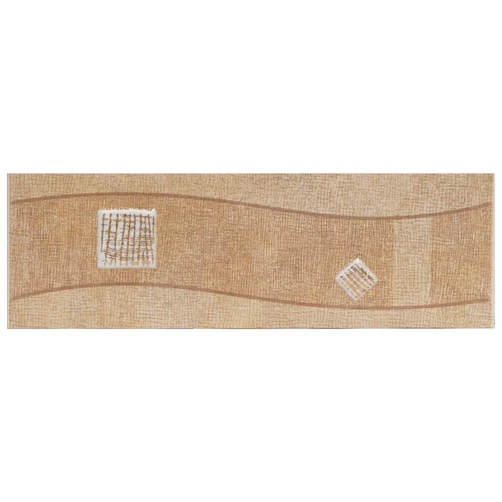 Brau decorativ faianta baie / bucatarie Summer Beige, 8 x 25