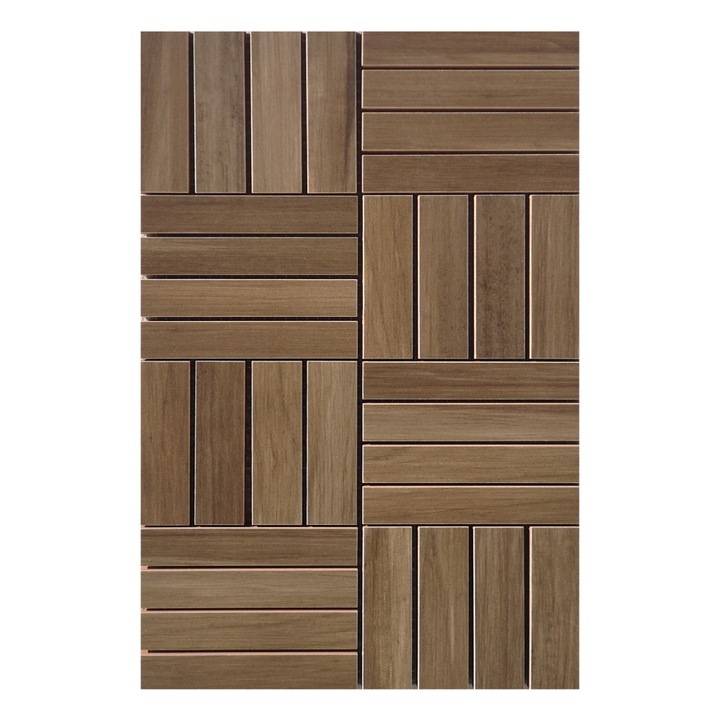 Faianta decorativa Ambio Brown Mosaic, 25 x 40, 1 placa