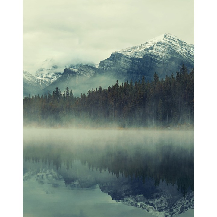 Hegyi tapéta, PoStar, Szintetikus szálak, 200x254 cm, Többszínű