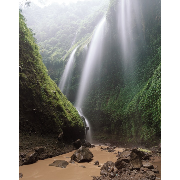 Tapéta Vízesés, PoStar, Szintetikus szál, 200x254 cm, Többszínű