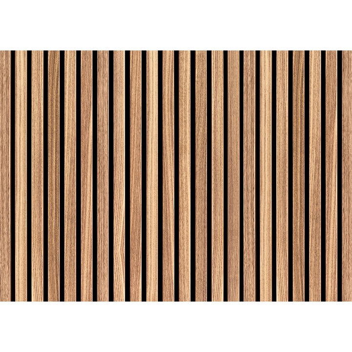 Tapéta Fa, PoStar, Szintetikus szál, 100x254 cm, Barna