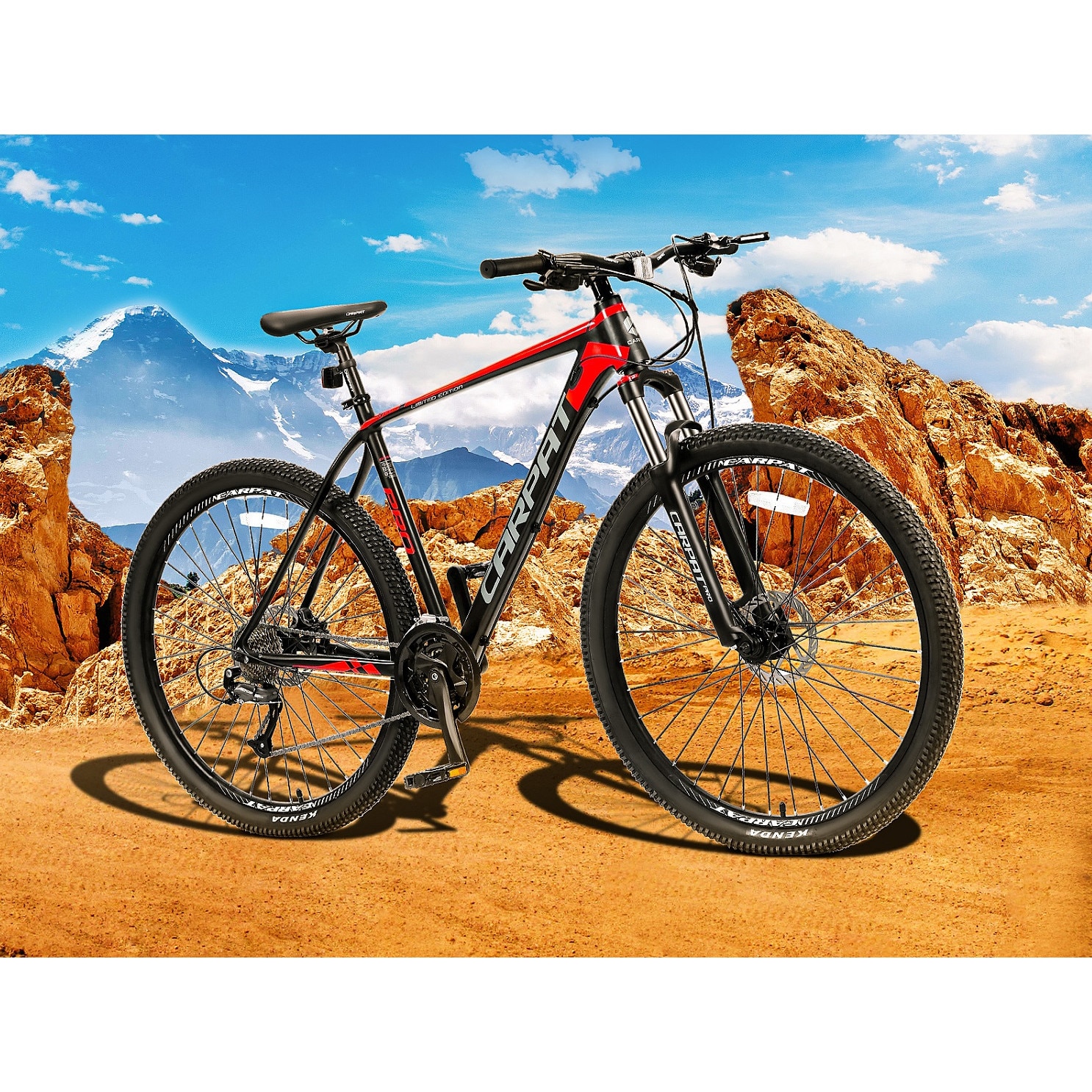 MTB велосипед с 26" колела, оборудване Shimano Altus, хидравлични ...