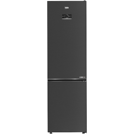 Combina frigorifica Beko B5RCNA406LXBRW, 355 l, No Frost, HarvestFresh, EverFresh+, AeroFlow, H 203 cm, Clasa C, Dark inox