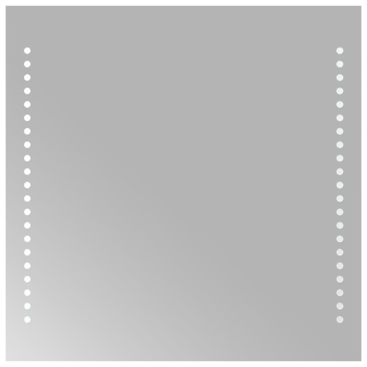 Oglinda cu LED de baie vidaXL, 40x40 cm, 1.5 kg