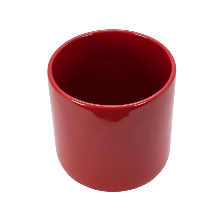 Ghiveci, Cesiro, 13 x 12 cm, Rosu