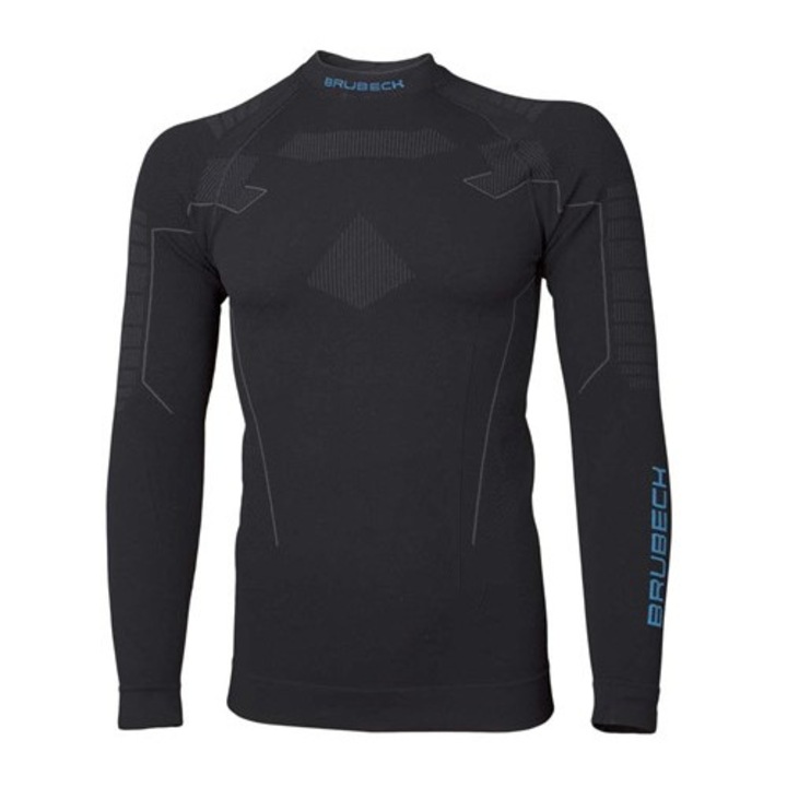 Bluza maneca lunga Brubeck Thermo Barbati Negru XXL