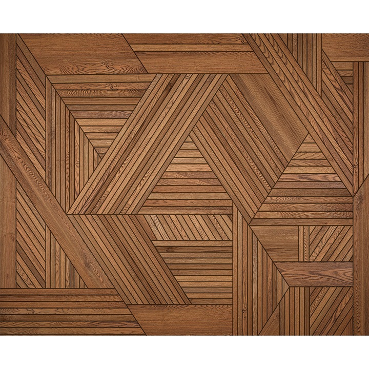 Fa tapéta, PoStar, Szintetikus szál, 300x254 cm, Barna