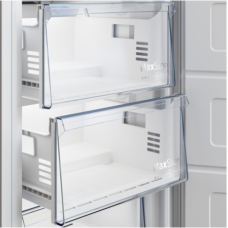 Congelator Beko B3RFNE314W, 286 l, No Frost, 5 sertare + 3 compartimente, Compressor ProSmart Inverter, H 186.5, Clasa E, alb