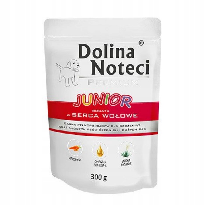 Hrana umeda pentru catei, Dolina Noteci, Vita, 300 g