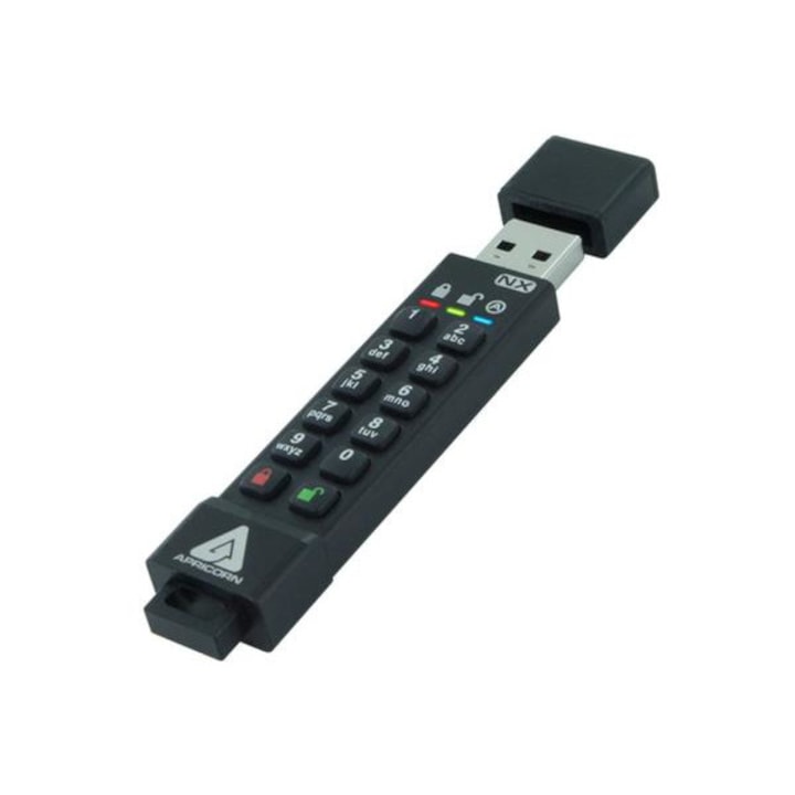 USB памет Apricorn Aegis Secure Key 3NX, 4GB, USB 3.0 Черен