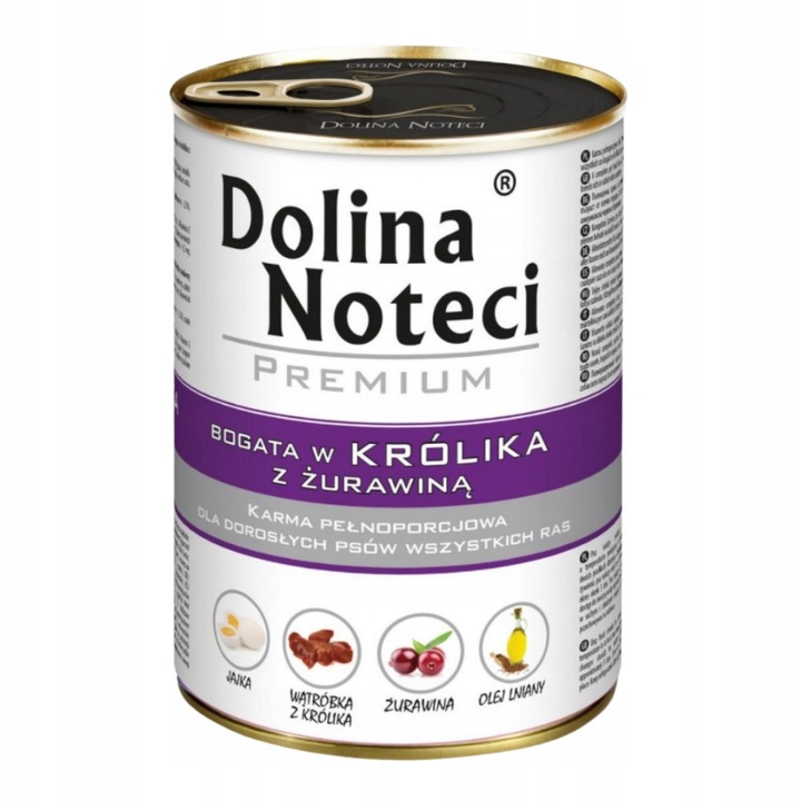 Hrana umeda pentru caini Dolina Noteci, 400 G
