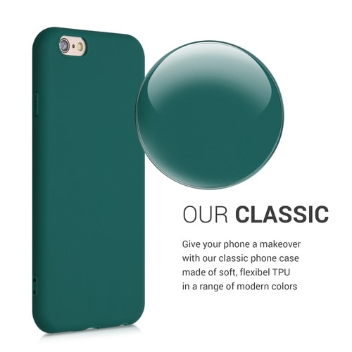 Husa pentru Apple iPhone 6/iPhone 6s, Silicon, Verde, 35176.184