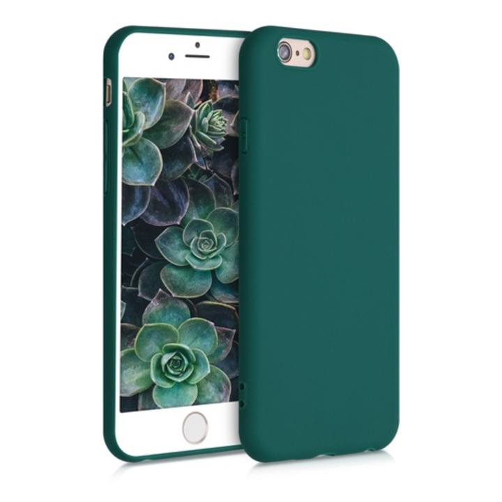 Telefontok Apple iPhone 6 / iPhone 6s készülékhez, szilikon, zöld, 35176.184