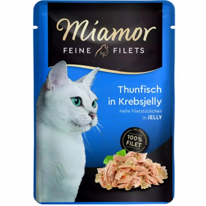 Мокра храна за котки, Miamor, Bag, Риба тон/раци, 100 гр