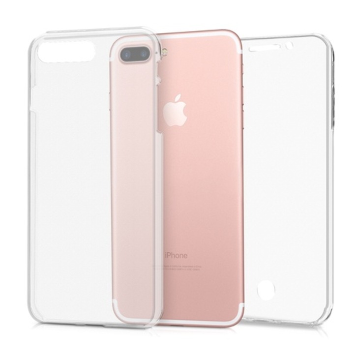 Telefontok Apple iPhone 8 Plus / iPhone 7 Plus készülékhez, szilikon, átlátszó, 44957.03