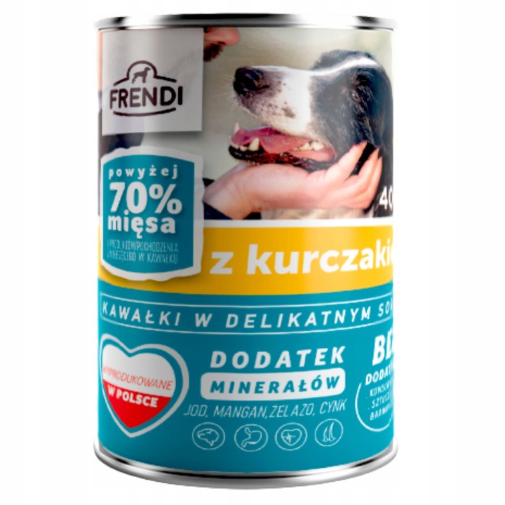 Hrana umeda pentru caini, Frendi, Pui, 400 g