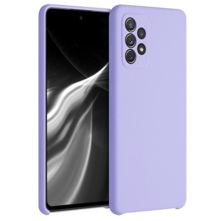 Husa pentru Samsung Galaxy A72, Silicon, Mov, 54359.108