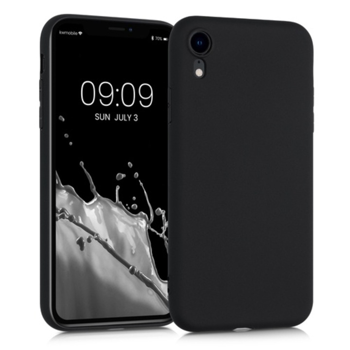 Husa pentru Apple iPhone XR, Silicon, Negru, 45907.01