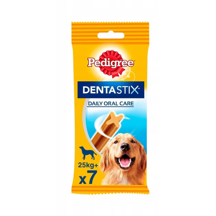 Set 8 pachete batoane pentru caini Pedigree Dentastix, Talie mare, 8x270g