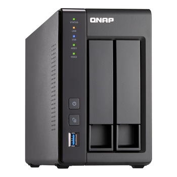 Network Attached Storage QNAP TS-251+-2G cu procesor Intel® Celeron® Quad-Core 2.00GHz, 2GB DDR3L, 2-bay Network Attached Storage QNAP TS-251+-2G cu procesor Intel® Celeron® Quad-Core 2.00GHz, 2GB DDR3L, 2-bay