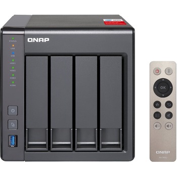 Network Attached Storage QNAP TS-451+-2G cu procesor Intel® Celeron® Quad-Core 2.0GHz, 2GB DDR3, 4-bay Network Attached Storage QNAP TS-451+-2G cu procesor Intel® Celeron® Quad-Core 2.0GHz, 2GB DDR3, 4-bay