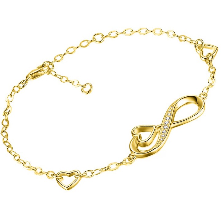 Bratara, Mennica Bydgoska, Argint/Aur/Zirconiu, Auriu