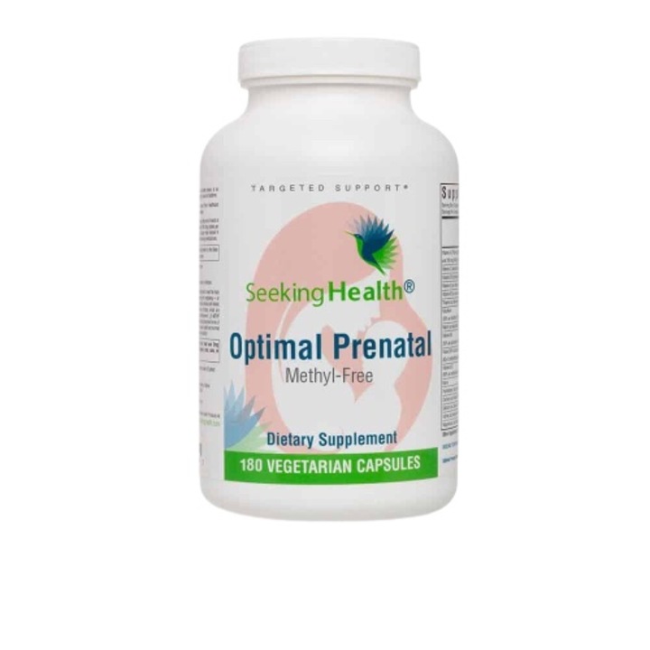 SEEKING HEALTH, Optimal Prenatal Methyl-Free 180 kapszula