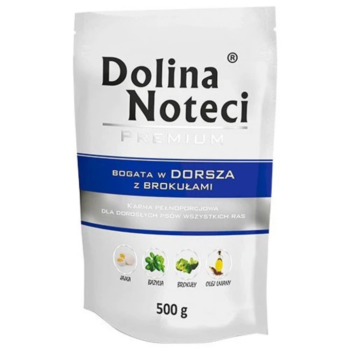 Hrana umeda pentru caini, Dolina Noteci, Cod, 500 g