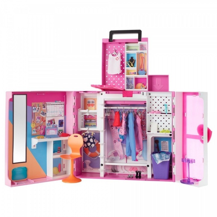 Комплект тоалети Barbie, Mattel, 60см, Многоцветен