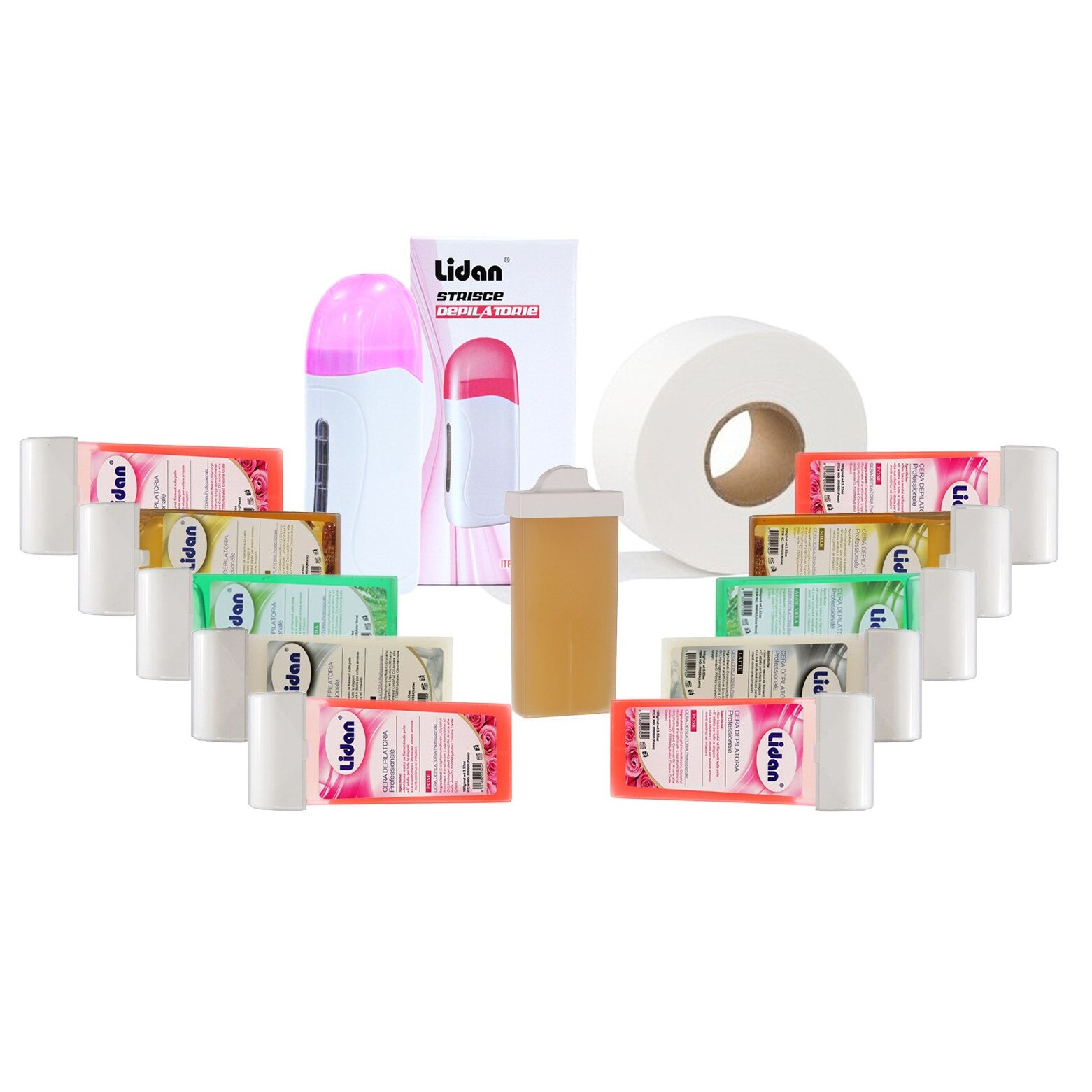 Set de Epilare No 26 EVO Pink Ocean + BONUS Rezerva Ceara aplicator ingust evo