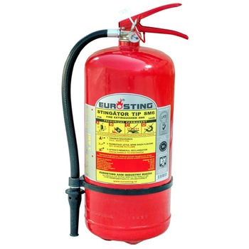 Stingator presurizat Eurosting, cu spuma mecanica, tip SM6, 6 l Stingator presurizat Eurosting, cu spuma mecanica, tip SM6, 6 l