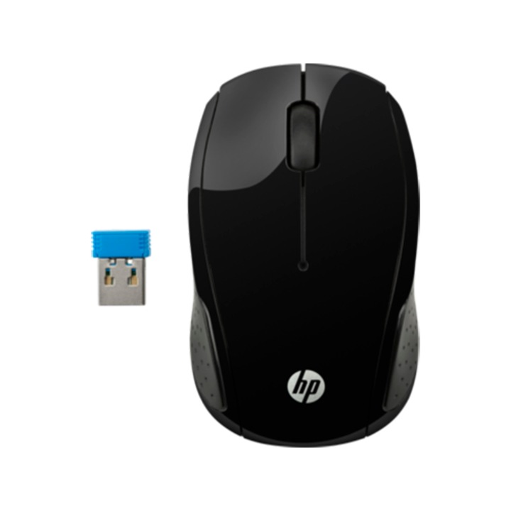 Безжична мишка HP 200, Черна
