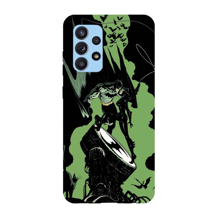 Husa compatibila cu Samsung Galaxy A72 model Batman and catwoman, Silicon, TPU, Viceversa