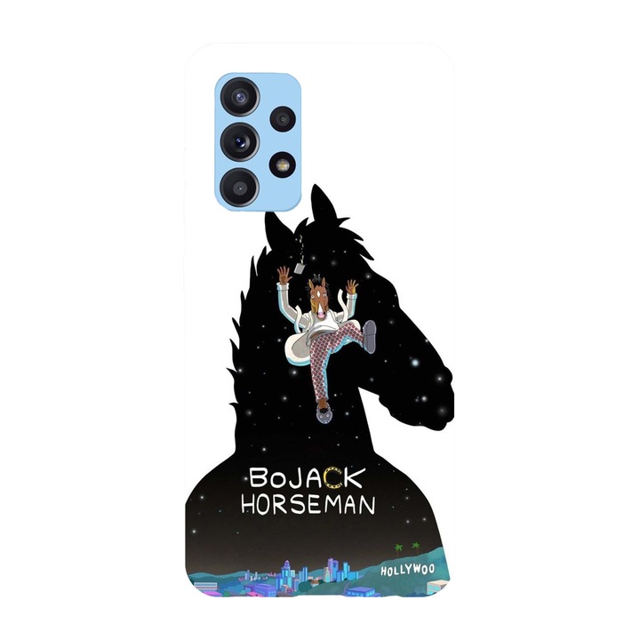 Кейс съвместим с Samsung Galaxy A51 5G модел BoJack Horseman, силикон, TPU, обратно