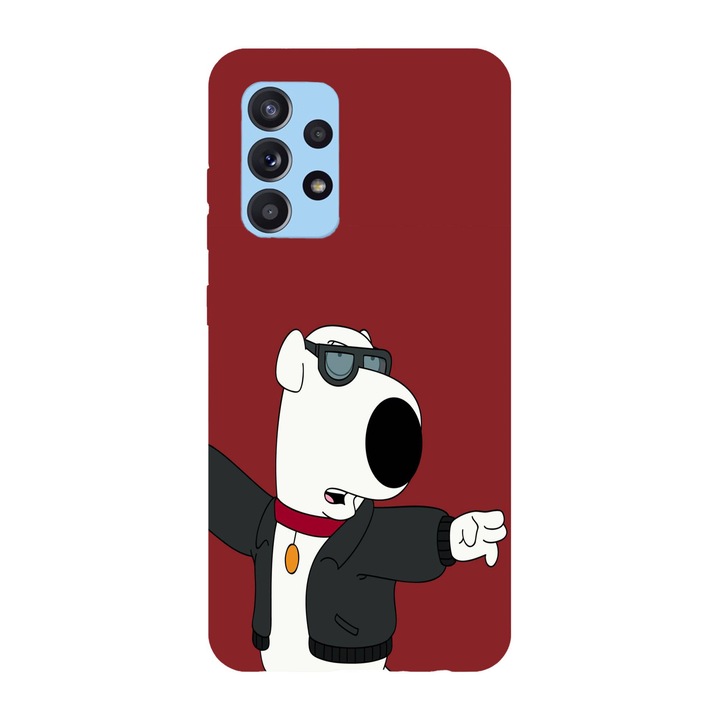 Husa compatibila cu Samsung Galaxy A72 5G model Brian Griffin, Silicon, TPU, Viceversa