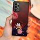 Samsung Galaxy A53 5G modellel kompatibilis borító Courage the gyáva kutya vörös hold, szilícium, TPU, Viceversa