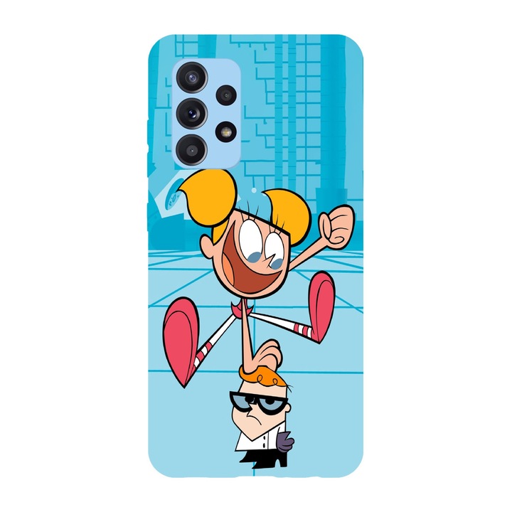 Кейс съвместим с Samsung Galaxy A51 5G модел Dexter Laboratory, силикон, TPU, обратно