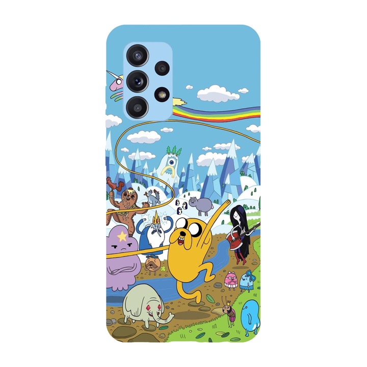 Кейс за Samsung Galaxy A51 модел Jake's happiness, силикон, TPU, обратното