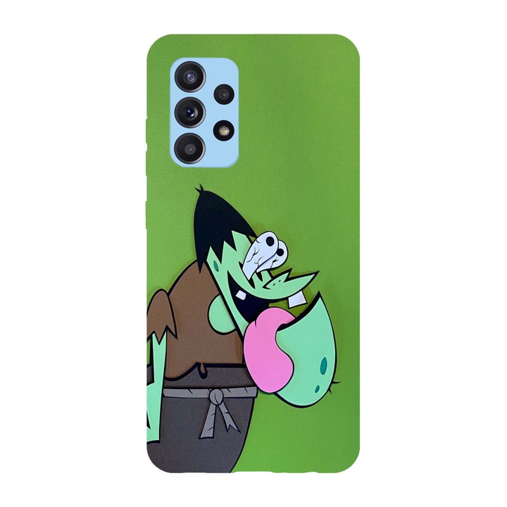 Husa compatibila cu Samsung Galaxy A41 model Grubber The Ganggreen Gang, Silicon, TPU, Viceversa