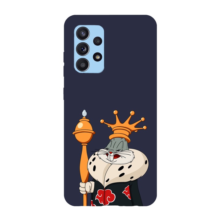 Кейс съвместим с модел Samsung Galaxy A51 King Bugs Bunny, силикон, TPU, обратното