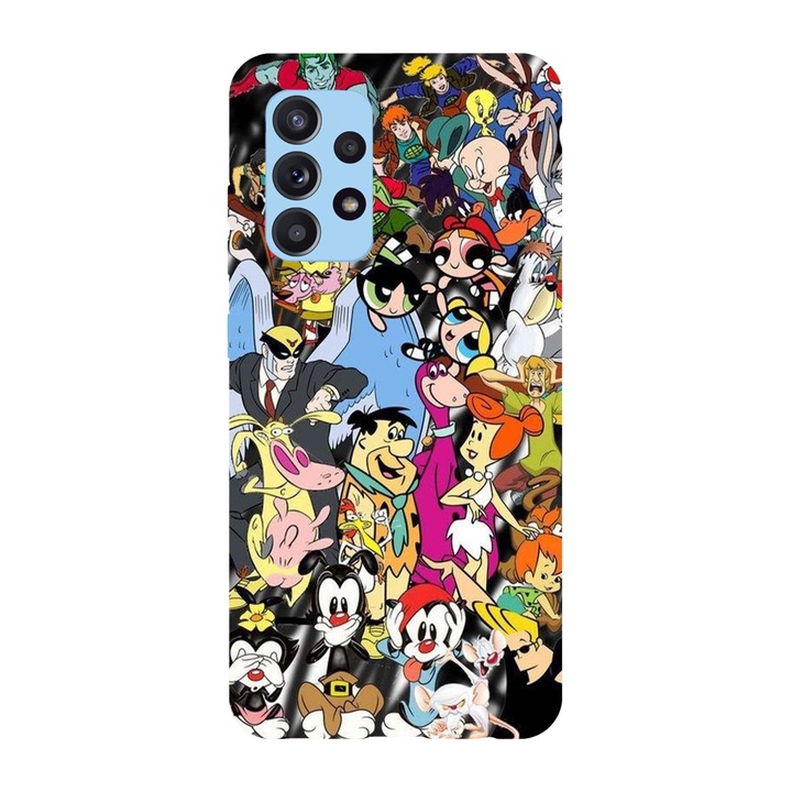 Кейс съвместим с модел Samsung Galaxy A42 5G Стари анимационни филми Част 1, Силикон, TPU, Обратно