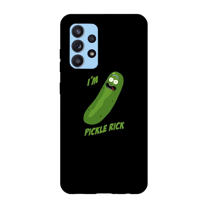 Husa compatibila cu Samsung Galaxy A33 5G model Pickle Rick, Silicon, TPU, Viceversa